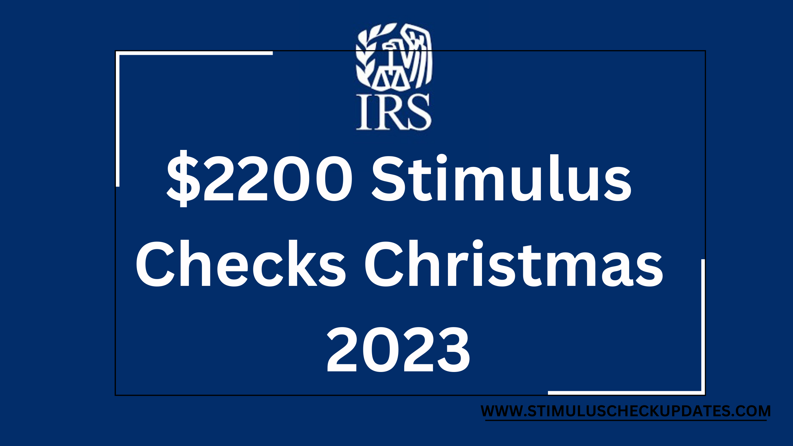 $2200 Stimulus Checks Christmas 2023 for You! Find Out Who Qualifies This Week