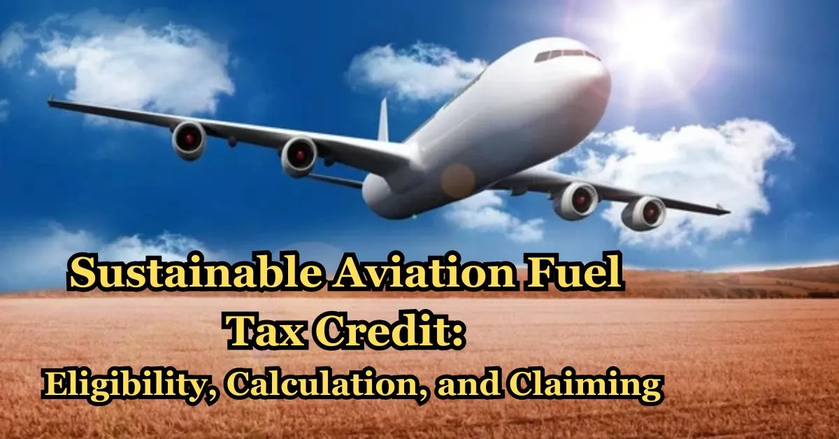 Sustainable Aviation Fuel Tax Credit: Eligibility, Calculation, and Claiming